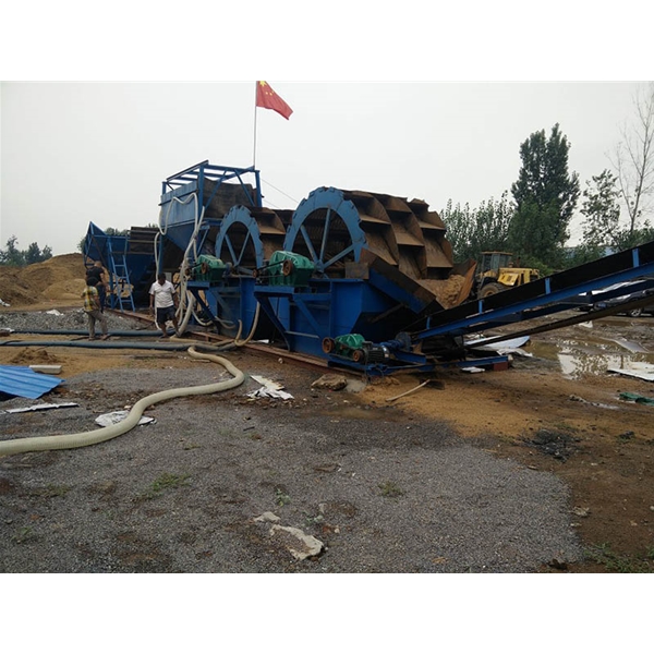 輪斗式洗砂機